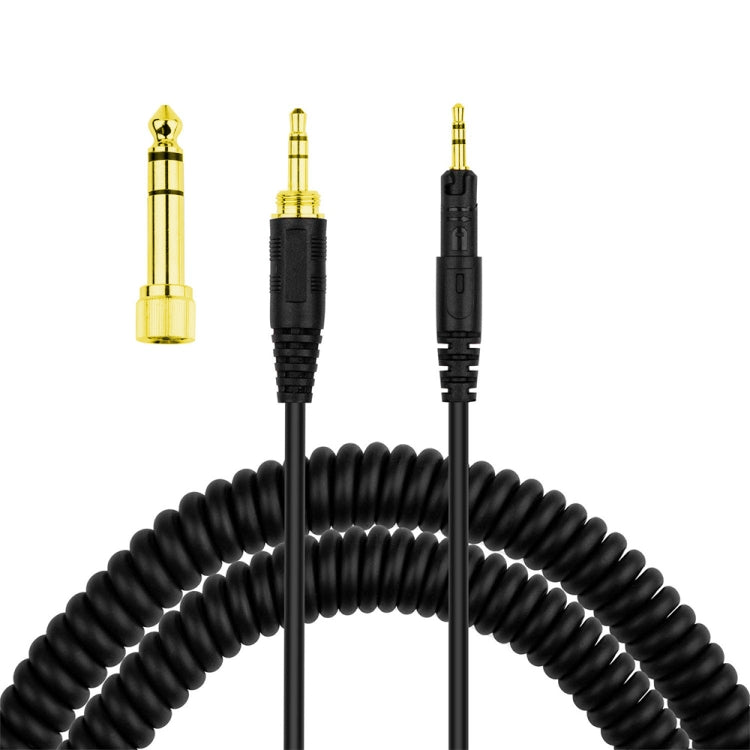 ZS0088 For Audio-Technica ATH-M50X / ATH-M40X Spring Headset Audio Cable, Cable Length: 1.4m-3m