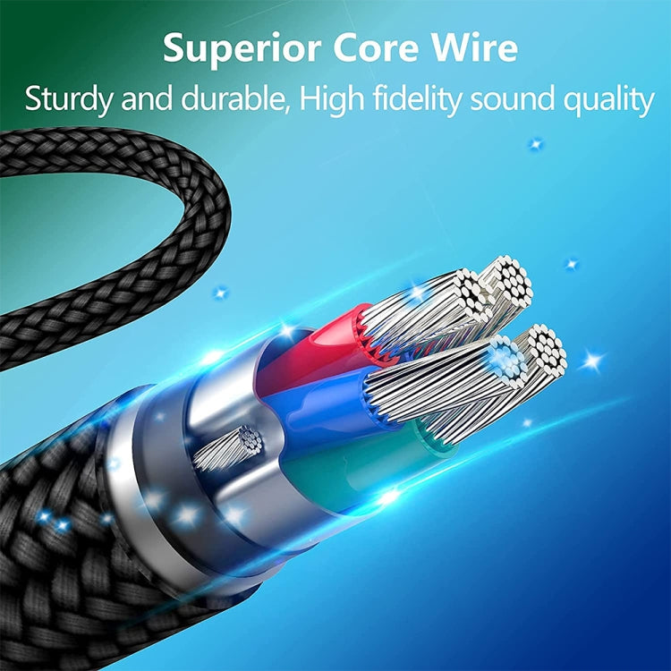 ZS0135 For SteelSeries Arctis 3 / 5 / 7 Earphone Audio Cable, Cable Length: 2m