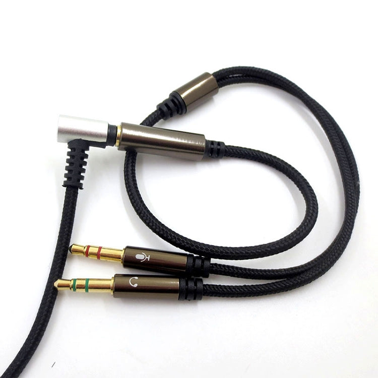 ZS0135 For SteelSeries Arctis 3 / 5 / 7 3.5mm Female to Dual 3.5mm Male Earphone Adapter Cable, Cable Length: 30cm