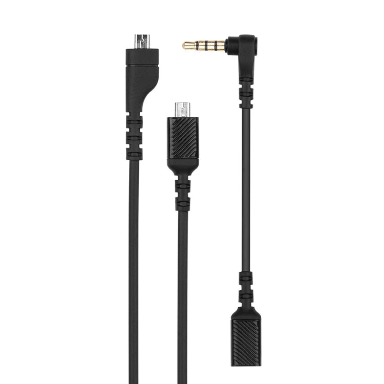 ZS0167 Sound Card Connecting Cable + Adapter Cable for Steelseries Arctis 3 5 7 Headphones