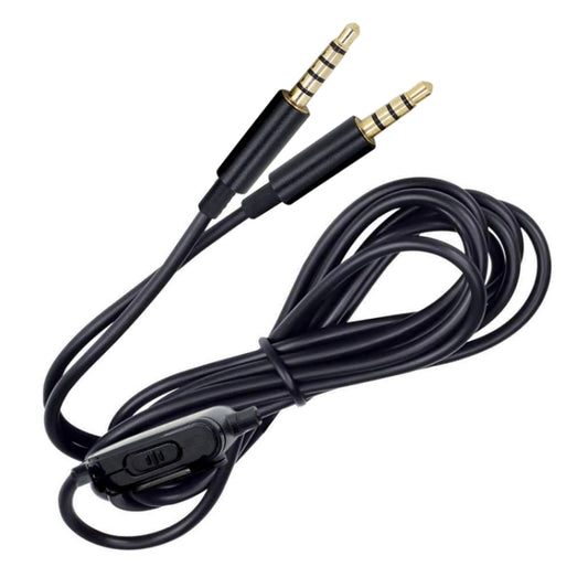 ZS0086 Volume Control Version Gaming Headphone Audio Cable for Logitech Astro A10 A40 A30