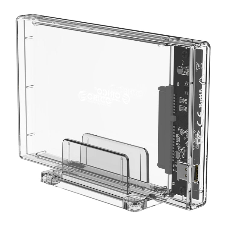 Transparent Series 2.5 inch 10Gbps Hard Drive Enclosure with Stand