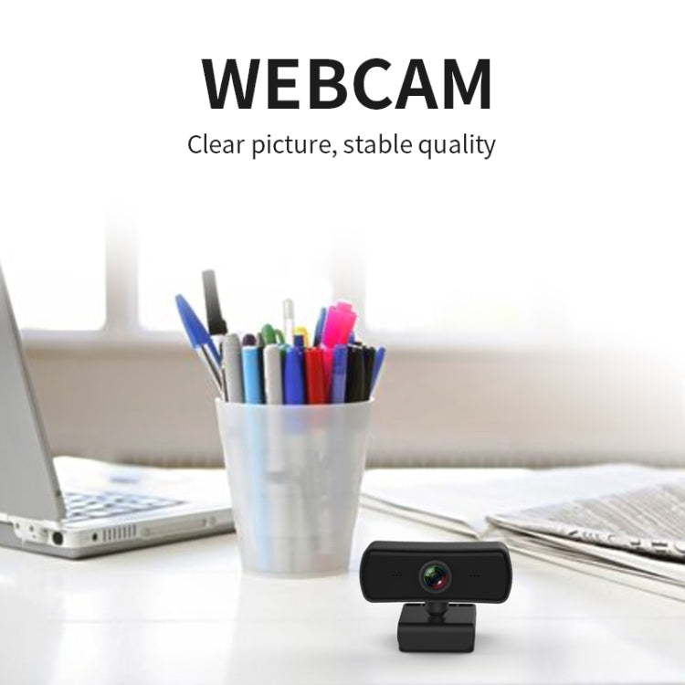 C3 400W Pixels 2K Resolution Auto Focus HD 1080P Webcam 360 Rotation For Live Broadcast Video Conference Work WebCamera With Mic USB Driver-free