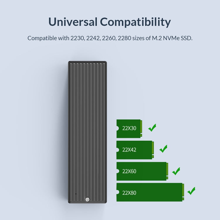 ORICO M2PV-C3 M.2 NVMe SSD Enclosure