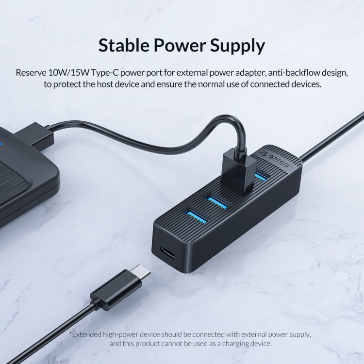 ORICO TWU3-4A-BK 4-Port USB 3.0 HUB