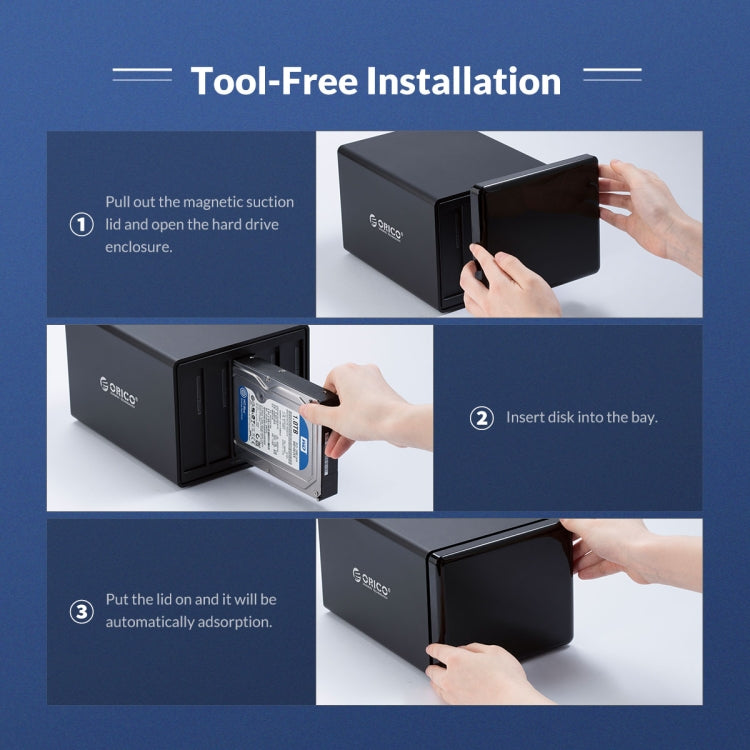 ORICO NS200U3 3.5 inch 2 Bay USB3.0 Hard Drive Enclosure