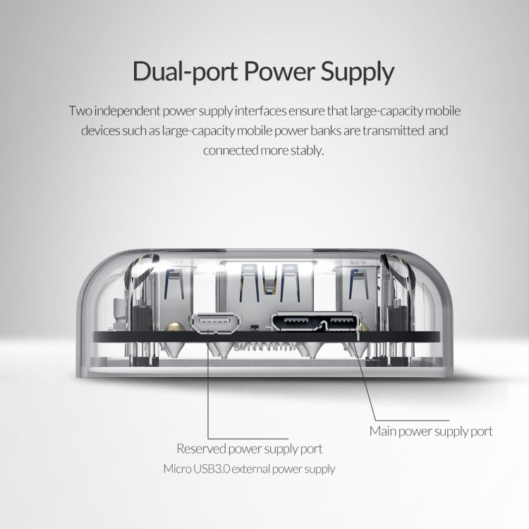 ORICO H4U-U3 4-Port Transparent HUB