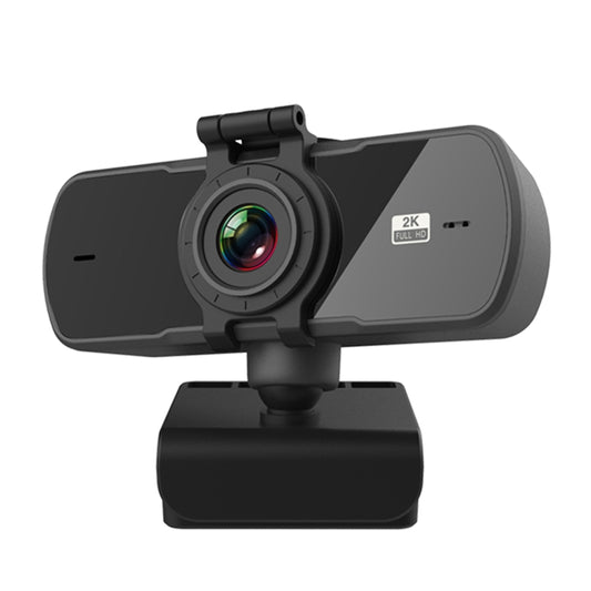 C5 4 Million Pixel Auto Focus 2K Full HD Webcam 360 Rotation USB Driver-free Live Broadcast WebCamera with Mic