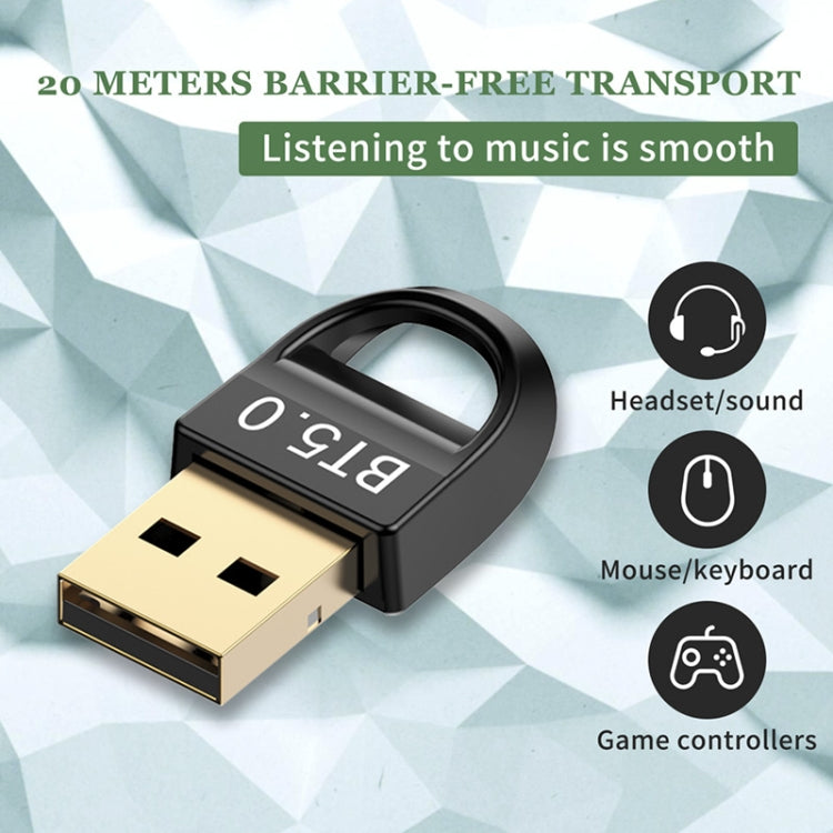 USB Bluetooth V5.0 Adapter Receiver