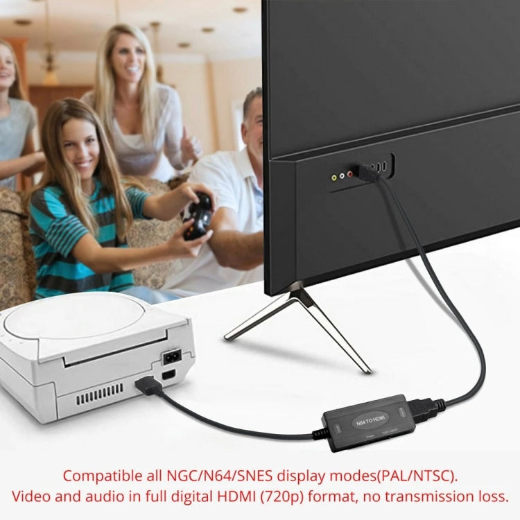 1080P N64 to HDMI Digital Analog Converter Video Cable Adapter