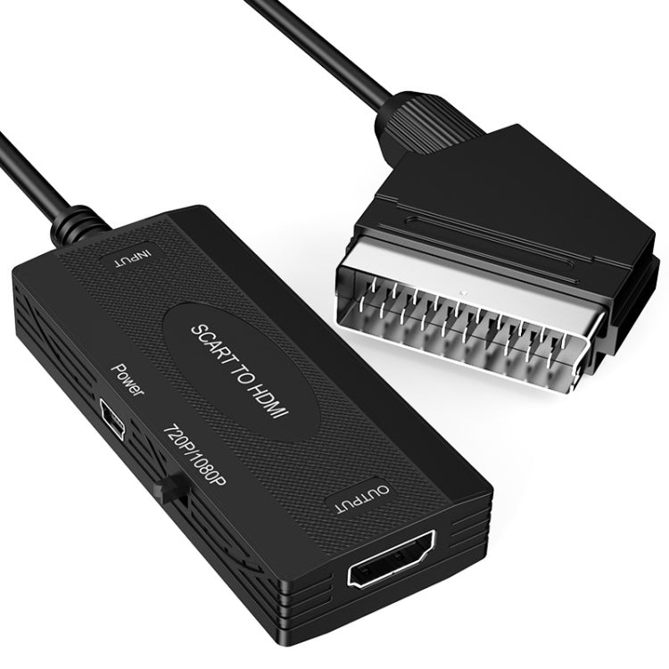 1080P SCART to HDMI Audio Video Converter Adapter