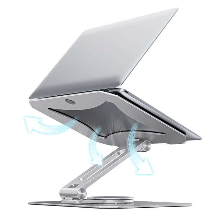 BONERUY L02 Laptop Stand 360 Degrees Rotating Dissipation Heat Aluminum Alloly Holder