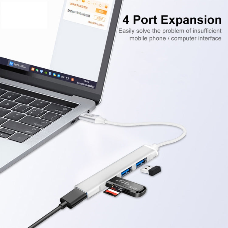 ENKAY Hat-Prince ENK-AT114 4 Ports USB 3.0 Splitter Multi-Ports Expansion HUB Extender Connector Adapter