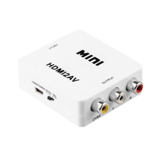 JSM Mini Size HD 1080P HDMI to AV / CVBS Video Converter Adapter