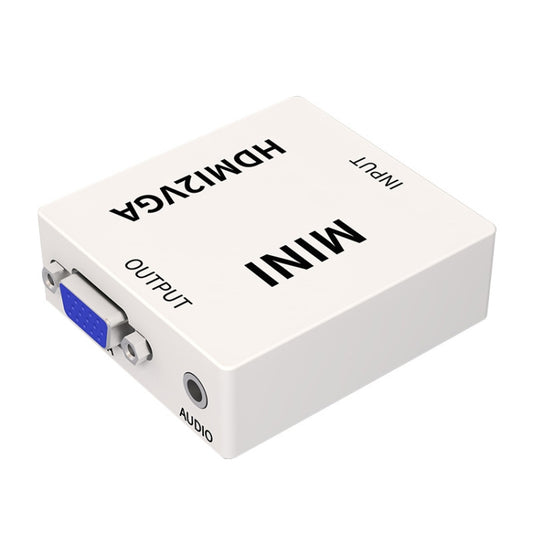 JSM Mini Size HD 1080P HDMI to VGA Audio Video Digital Converter Adapter