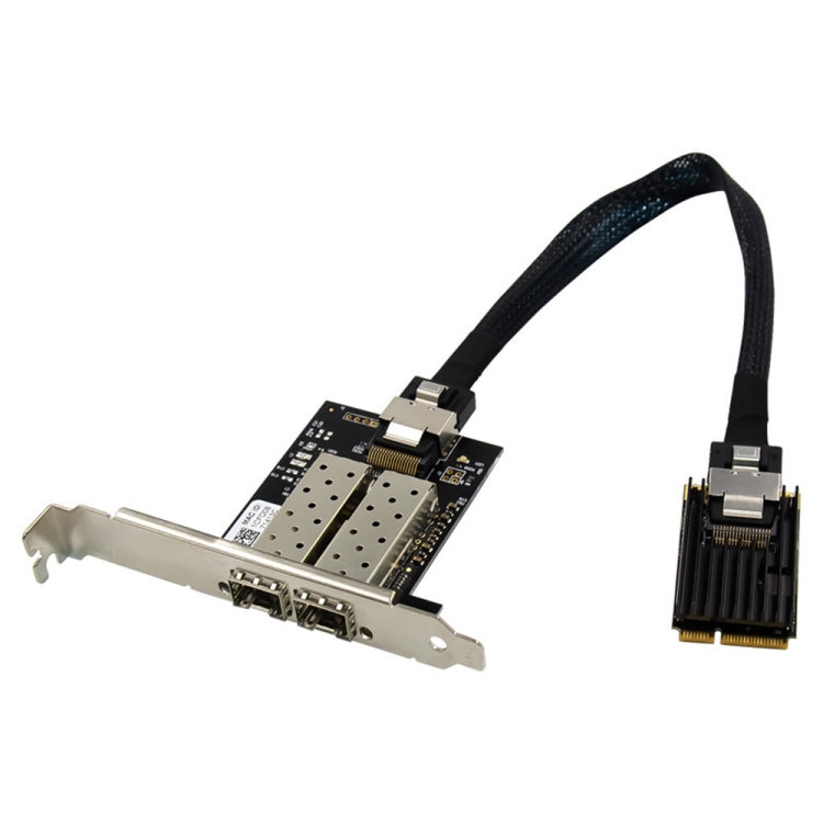 ST7243 MiniPCI-E Dual Interface Fiber Gigabit Fiber Optic SFP Server Network Card