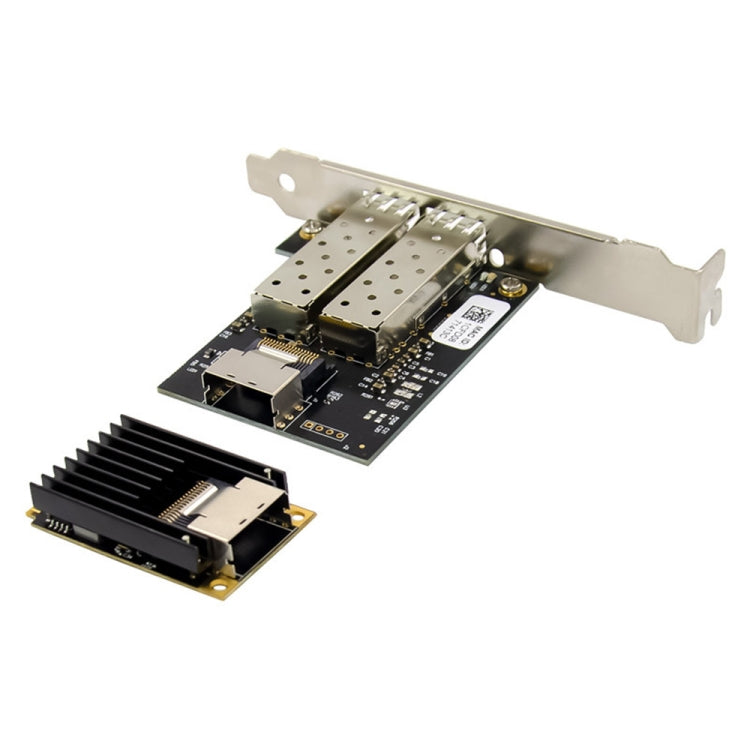 ST7243 MiniPCI-E Dual Interface Fiber Gigabit Fiber Optic SFP Server Network Card