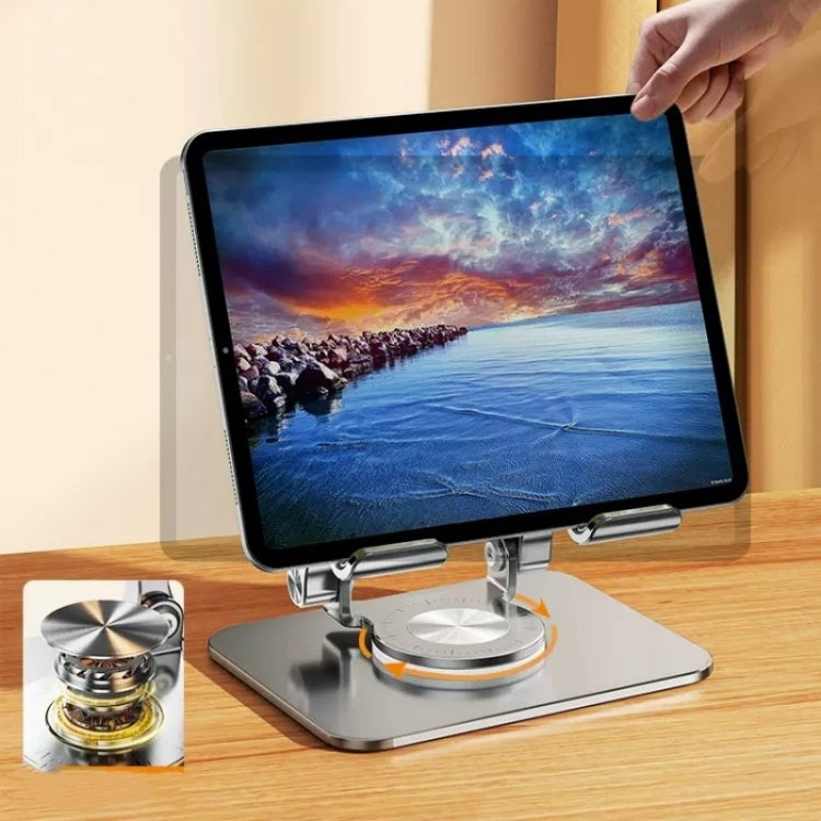 2026 Folding Adjustable Height Ergonomic 360 Rotation CNC Aluminum Desk Laptop Stand