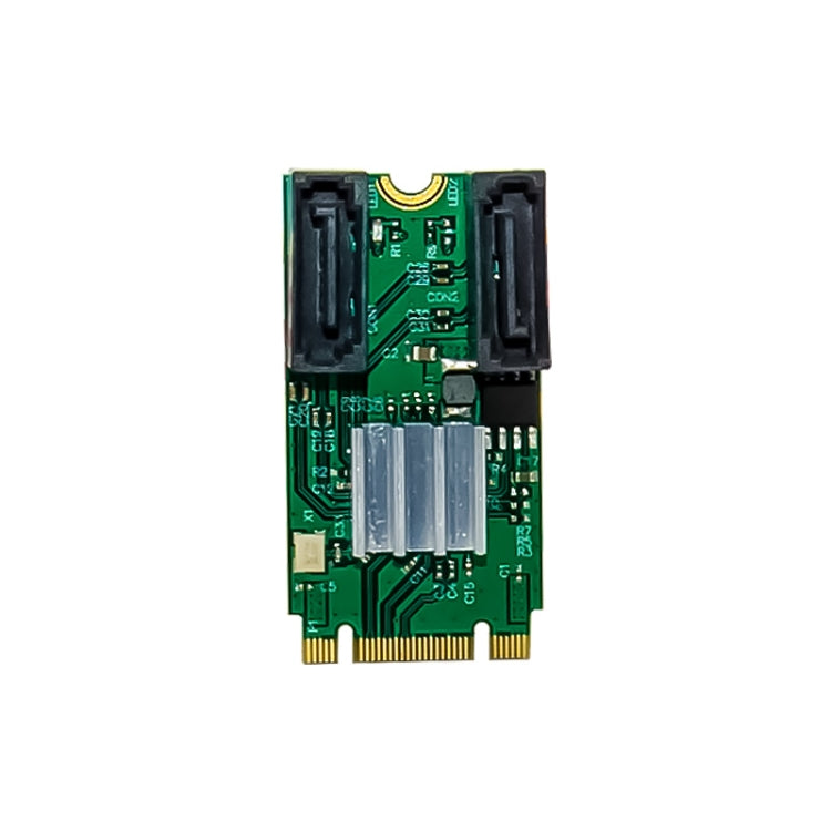 ST551 6Gbps PCIe B+M key to 2 Port SATA 3.0 Card M.2 to dual SATA  Adapter