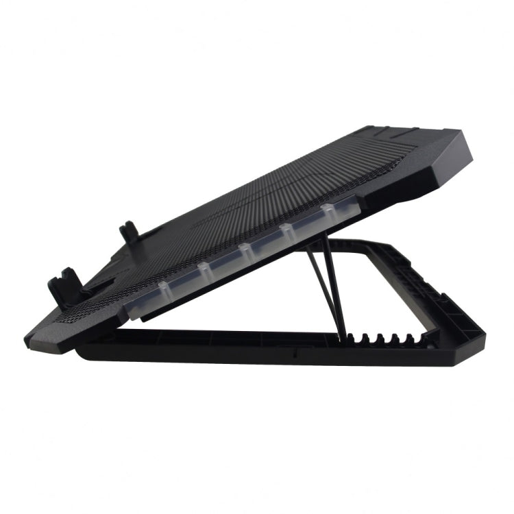 S900 Dual USB Ports Adjustable Height RGB Laptop Cooling Pad Stand