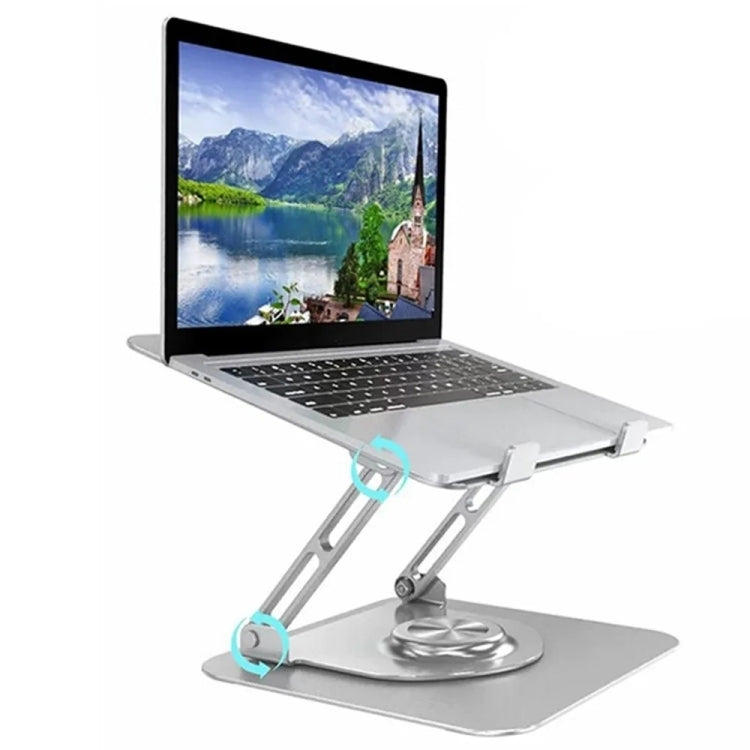 D147 Foldable 360 Degree Rotating Laptop Lifting Bracket Aluminum Alloy Notebook Desktop Stand