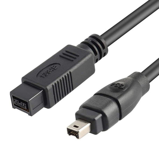 JUNSUNMAY FireWire High Speed Premium DV 800 9 Pin Male To FireWire 400 4 Pin Male IEEE 1394 Cable