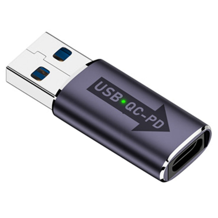 USB-A  Male QC3.1 to Type-C Female PD 10Gbps Converter Adapter