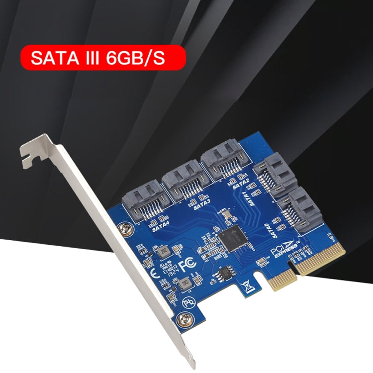 PCIE 3.0-4X to 5 x SATA Controller Card