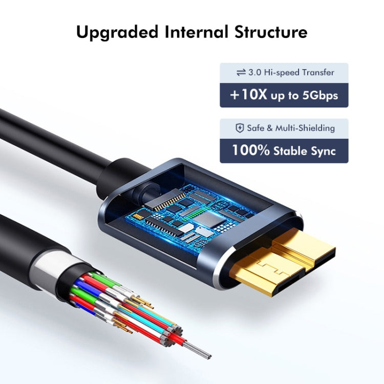 ENKAY USB 3.0 A to USB 3.0 Micro B 5Gbps Data Camera Hard Drive Cable