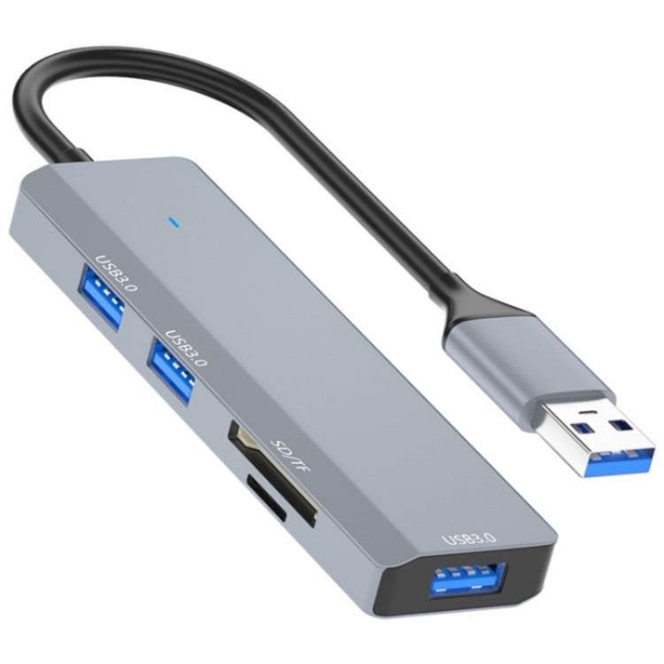 ADS-310A USB Adapter to 3 x USB 3.0 + 2 x Card Reader Slots Multi-Port Hub