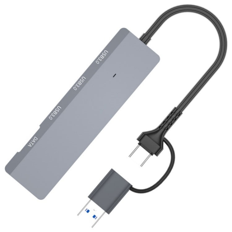 ADS-309D USB / Type-C to 3  x USB 3.0 + Type-C Data Port Expansion Hub Adapter