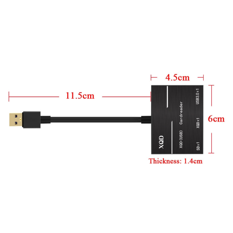 Onten 5212B USB3.0 To XQD + SD Card High-Speed Card Reader