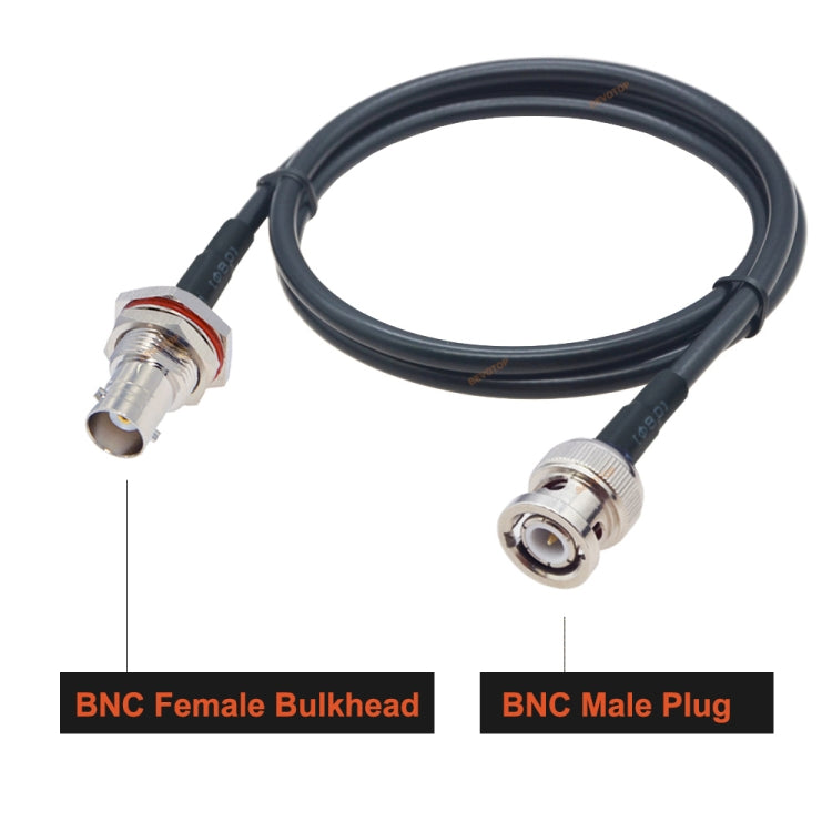 BNC Female With Waterproof Circle To BNC Male RG58 Coaxial Adapter Cable