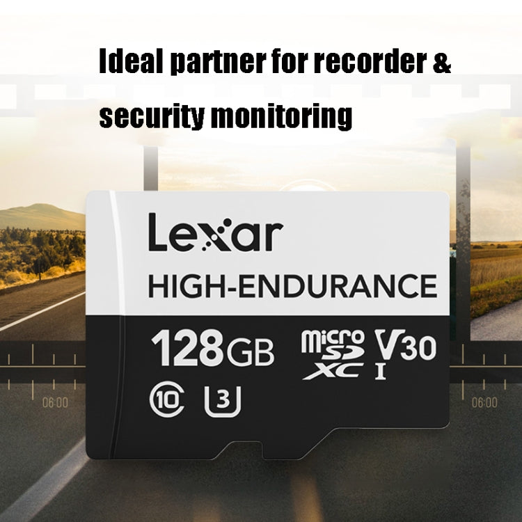 Lexar MicroSDHC 128GB High-endurance Driving Recorder Video Surveillance Camera TF Memory Card Video Card