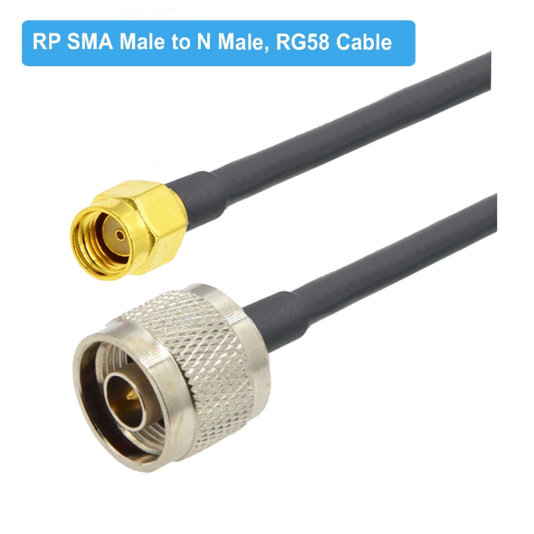 RP-SMA Male to N Male RG58 Coaxial Adapter Cable