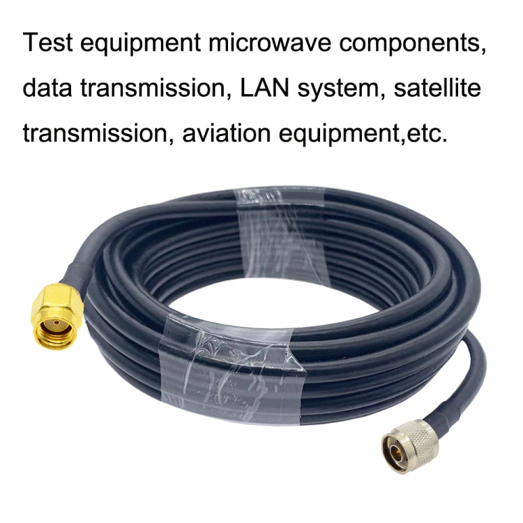 RP-SMA Male to N Male RG58 Coaxial Adapter Cable