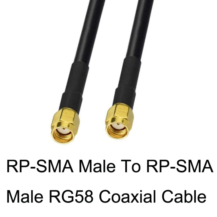 RP-SMA Male To RP-SMA Male RG58 Coaxial Adapter Cable