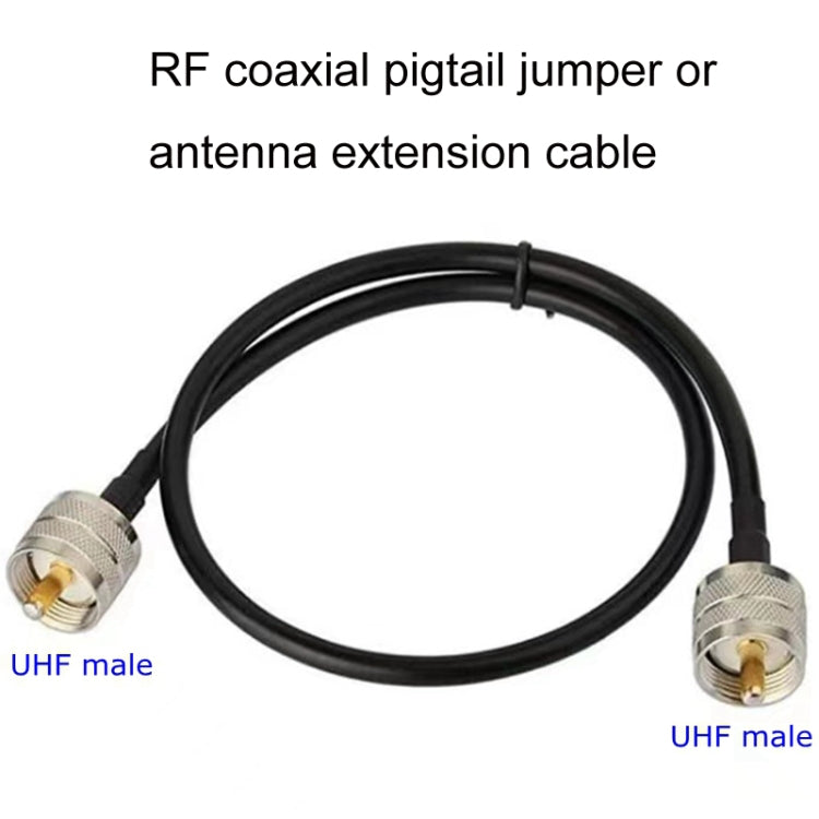 UHF Male To UHF Male RG58 Coaxial Adapter Cable