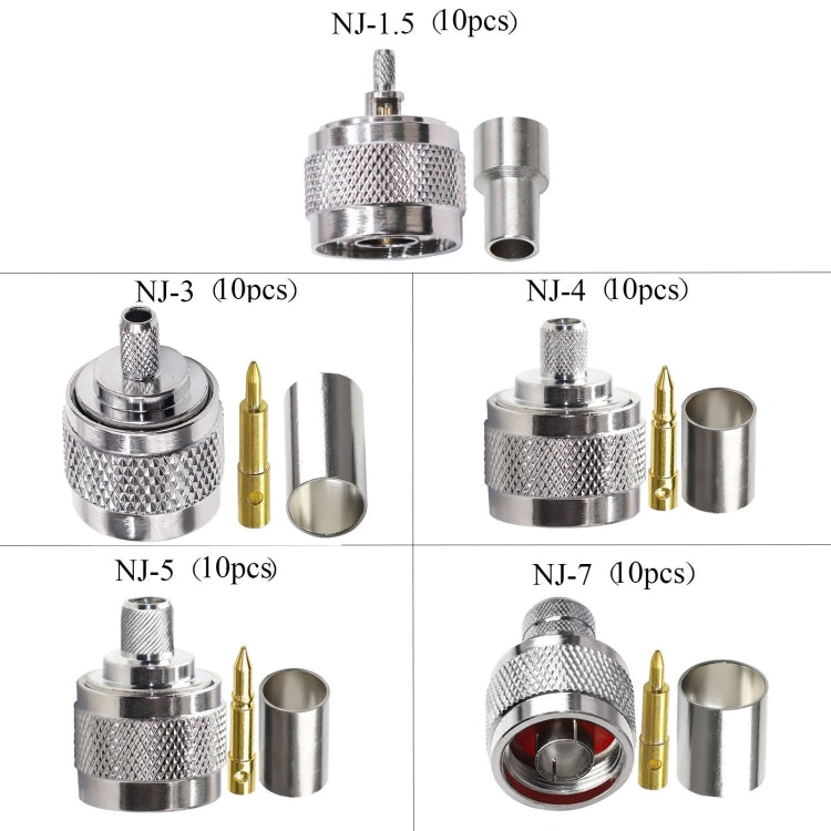 N Type Plug Connector Low Loss RF Coaxial Connector