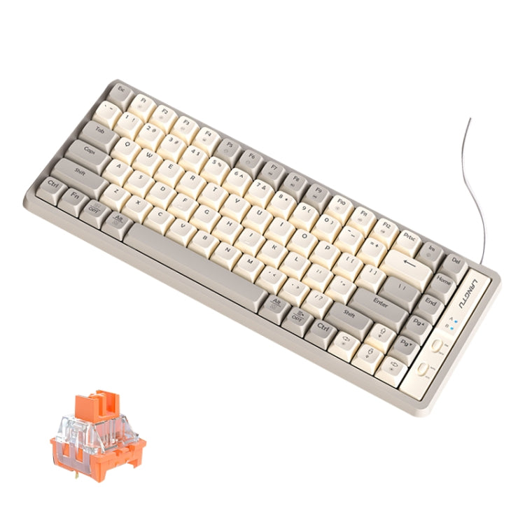 LANGTU GK85 85 Keys Gold Shaft Mechanical Wired Keyboard. Cable Length: 1.5m