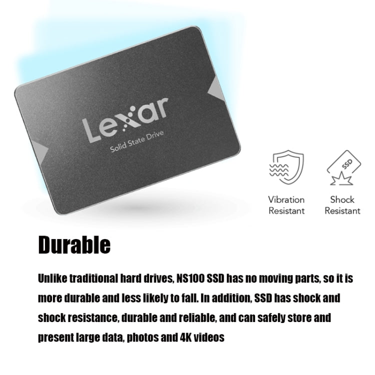 Lexar NS100 2.5 inch SATA3 Notebook Desktop SSD Solid State Drive