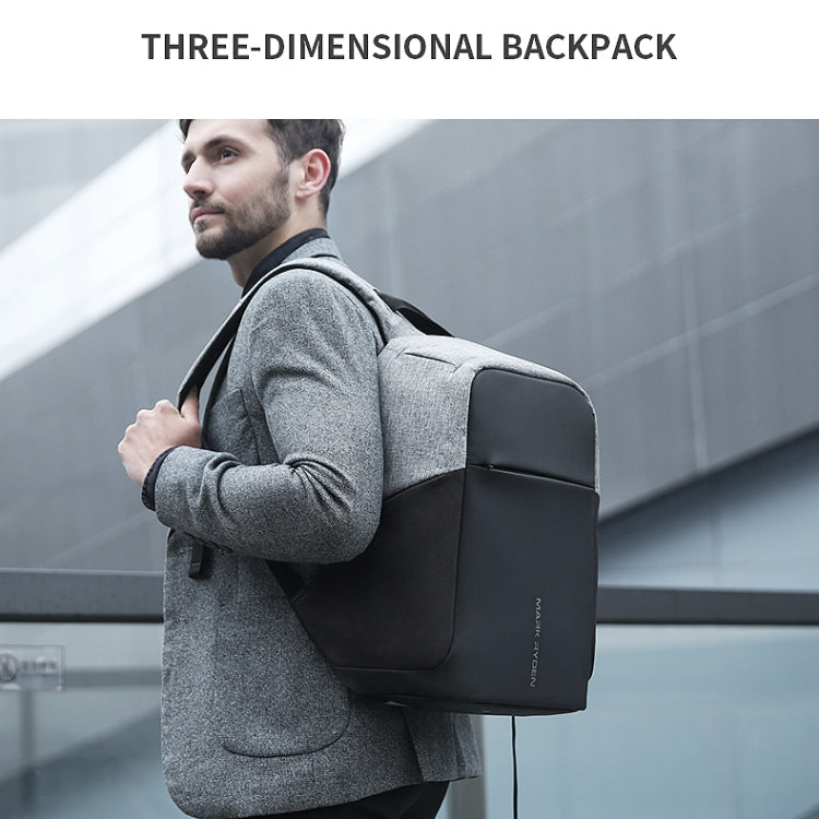 Mark Ryden Multifunction USB charging Men 15inch Laptop Backpack