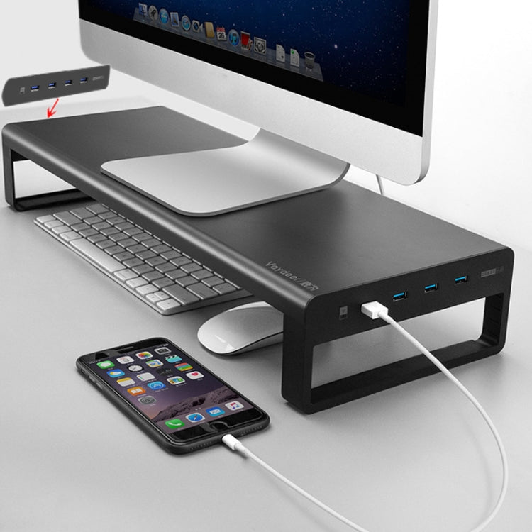 Vaydeer Metal Display Increase Rack Multifunctional Usb Wireless Laptop Screen Stand