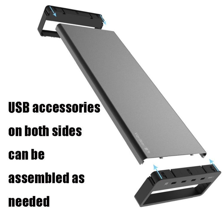 Vaydeer Metal Display Increase Rack Multifunctional Usb Wireless Laptop Screen Stand