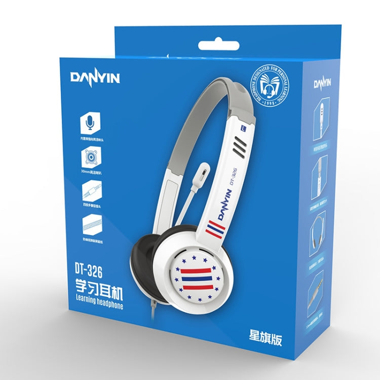 DANYIN DT326 Head-mounted Desktop Computer Children Learning Wire Headset with Microphone, Cable Length:1.8m