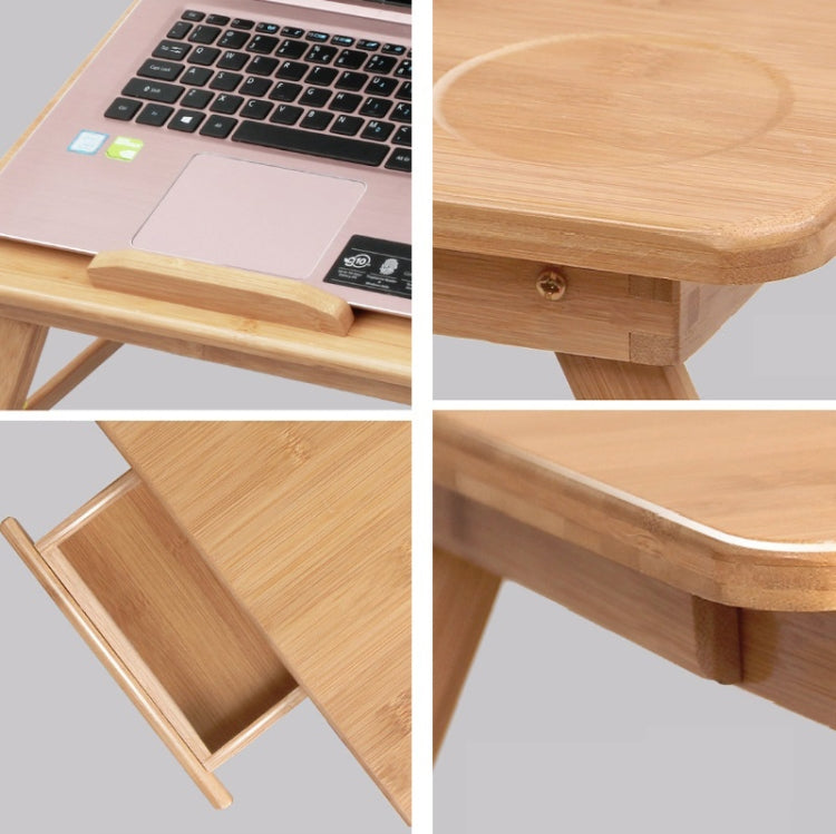 Folding Laptop Desk Bed Card Slot Lifting Type Lazy Computer Desk