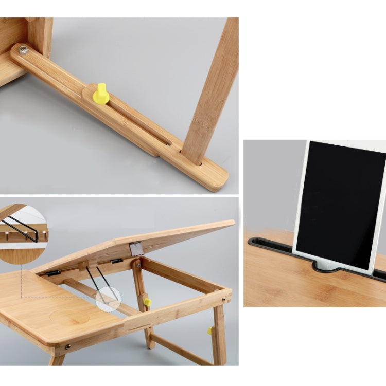 Folding Laptop Desk Bed Card Slot Lifting Type Lazy Computer Desk