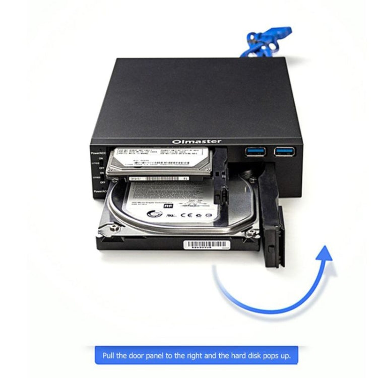 Oimaster MR-6203 Double Bay Optical Drive Hard Drive Box Hard Drive Bracket