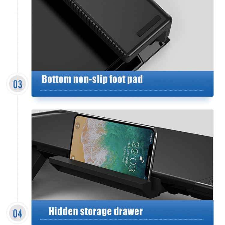 AP2002-2-A Display Increase Rack Notebook Storage BracketOlmaster