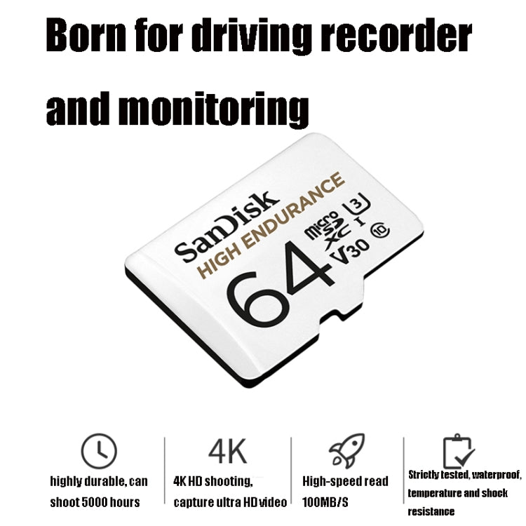 SanDisk U3 Driving Recorder Monitors High-Speed SD Card Mobile Phone TF Card Memory Card